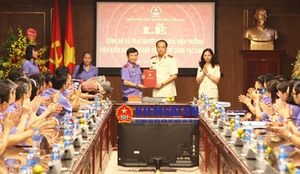 Công bố các Quyết định của Viện trưởng Viện KSND tối cao về công tác cán bộ